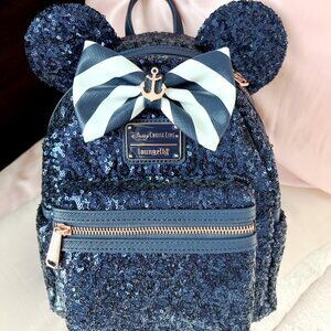 Loungefly x Disney Cruise Line - Navy Sequin Loungefly